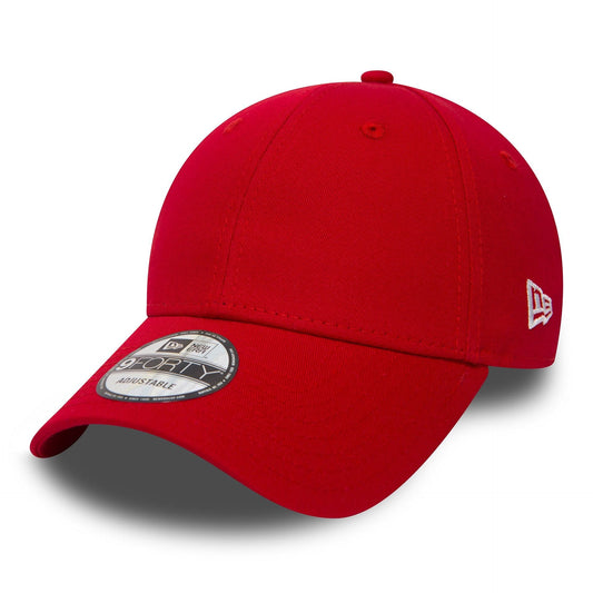 New Era 9FORTY Cap Plain Flag red