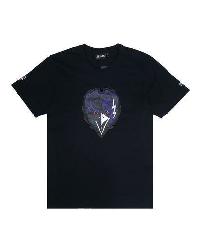 New Era Herren T-Shirt NFL Baltimore Ravens Outline Graphic black