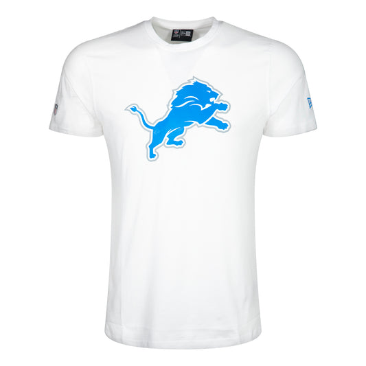 New Era Herren T-Shirt NFL Detroit Lions Logo weiß