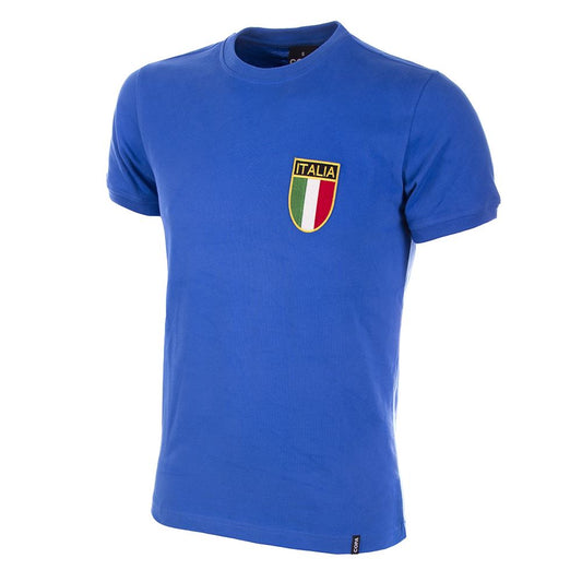 COPA Herren Retro Trikot Italien 1970's blau