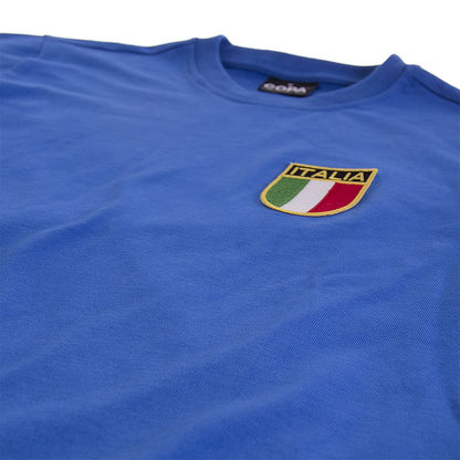 COPA Herren Retro Trikot Italien 1970's blau