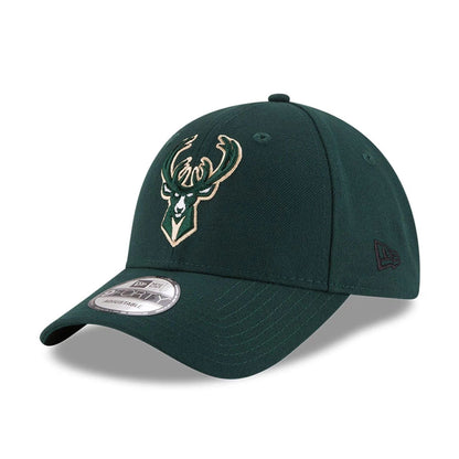 New Era 9FORTY Cap The League Milwaukee Bucks dark green