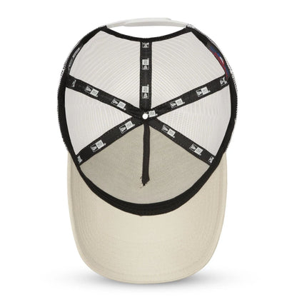 New Era 9FORTY New York Yankees A-Frame Trucker Cap beige