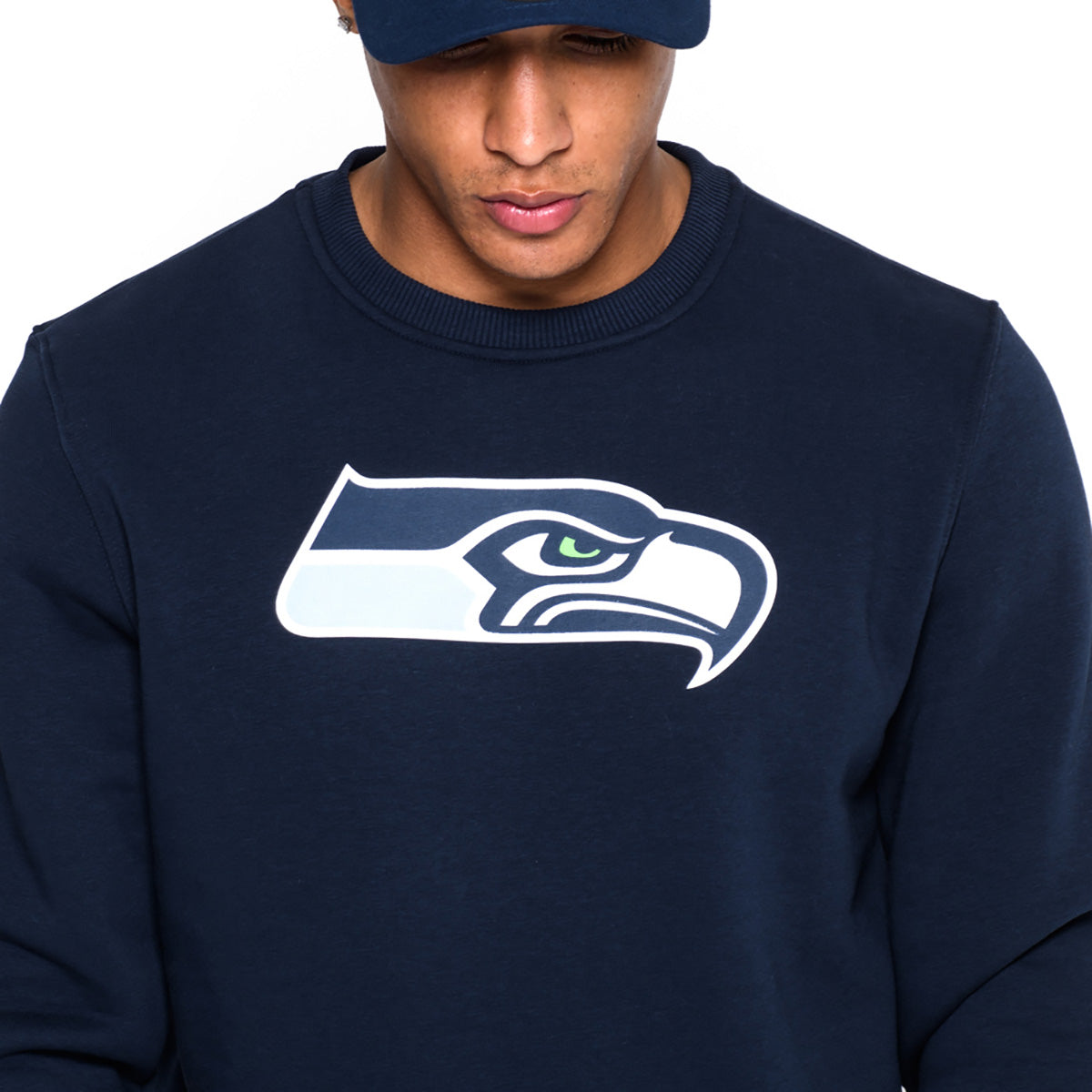 New Era Herren Sweater Team Logo Seattle Seahawks navy