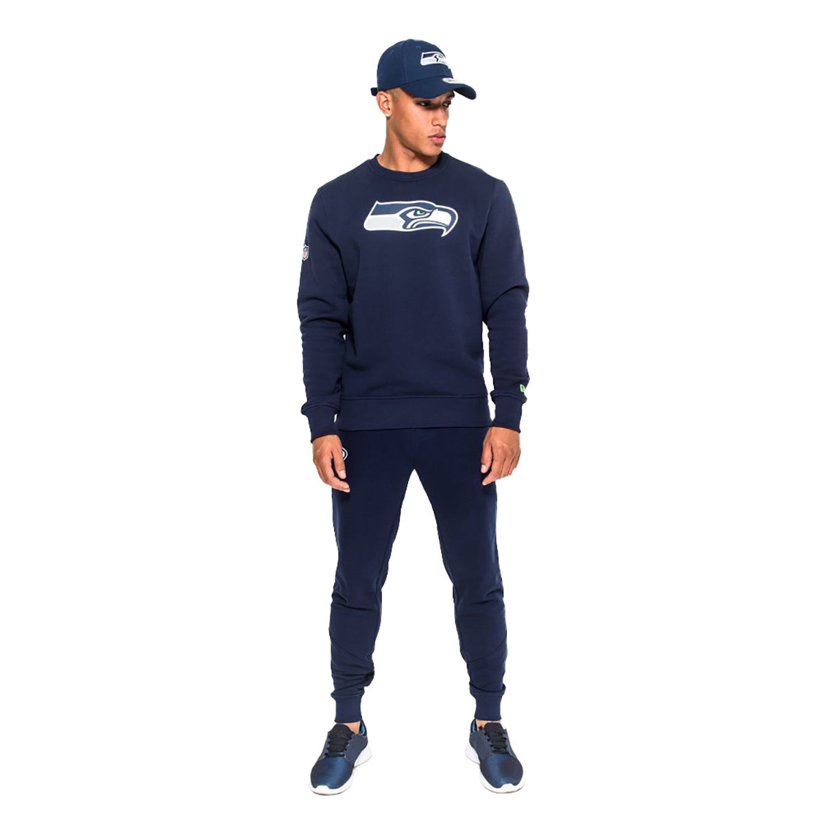 New Era Herren Sweater Team Logo Seattle Seahawks navy