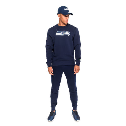 New Era Herren Sweater Team Logo Seattle Seahawks navy