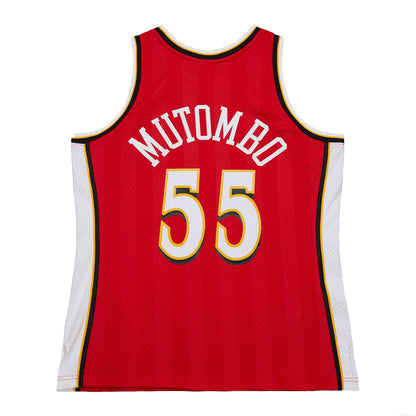 Mitchell & Ness Jersey NBA Dark Hawks 1999 Dikembe Mutombo red
