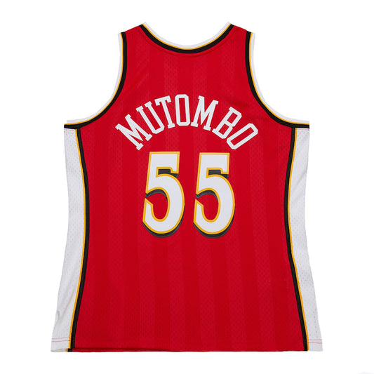 Mitchell & Ness Jersey NBA Dark Hawks 1999 Dikembe Mutombo red