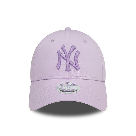 New Era 9FORTY Women Cap New York Yankees MLB Metallic Logo violett