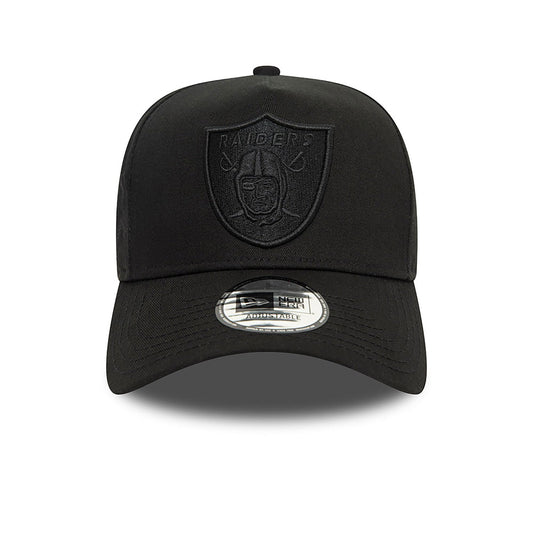 New Era 9FORTY E-Frame Trucker Cap Las Vegas Raiders Monochrome black/black