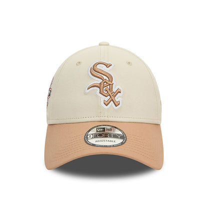 New Era 9FORTY Cap Chicago White Sox World Series beige