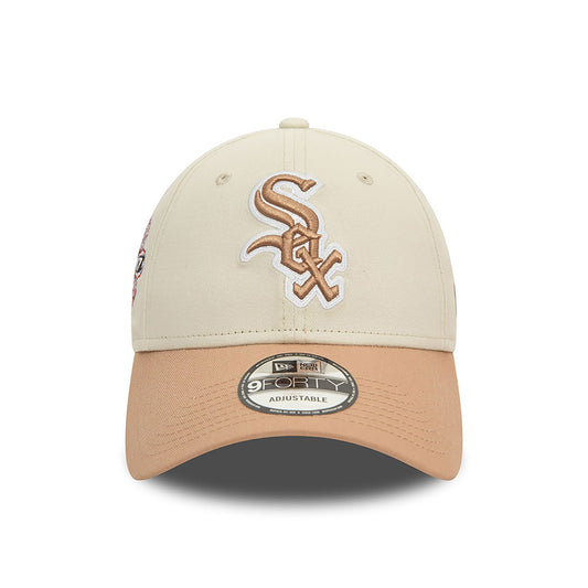 New Era 9FORTY Cap Chicago White Sox World Series beige