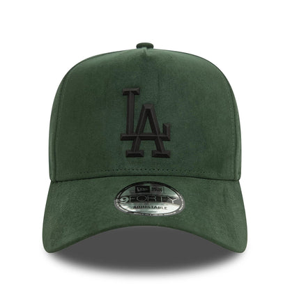 New Era 9FORTY Cap Los Angeles Dodgers Faux Suede dark green