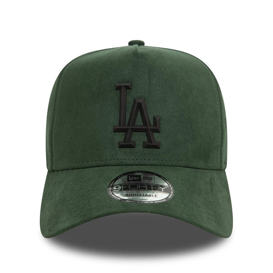 New Era 9FORTY Cap Los Angeles Dodgers Faux Suede dark green