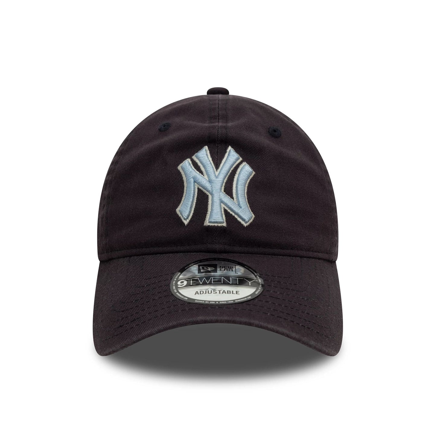 New Era 9TWENTY Cap Washed Outline New York Yankees navy