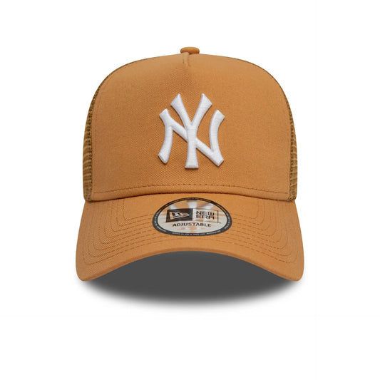 New Era 9FORTY A-Frame Trucker Cap New York Yankees League Essential orange