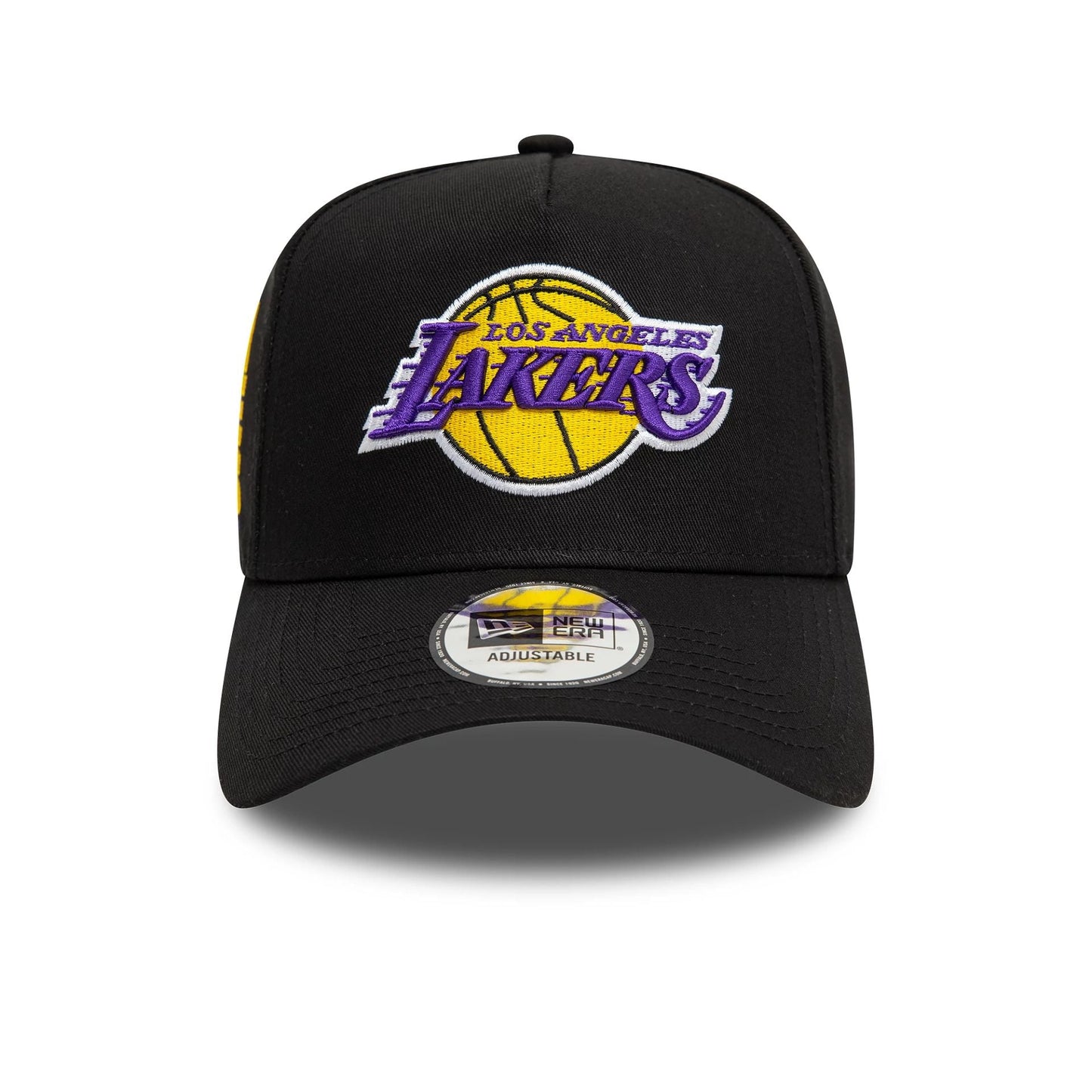 New Era 9FORTY A-Frame Cap NBA Patch LA Lakers black