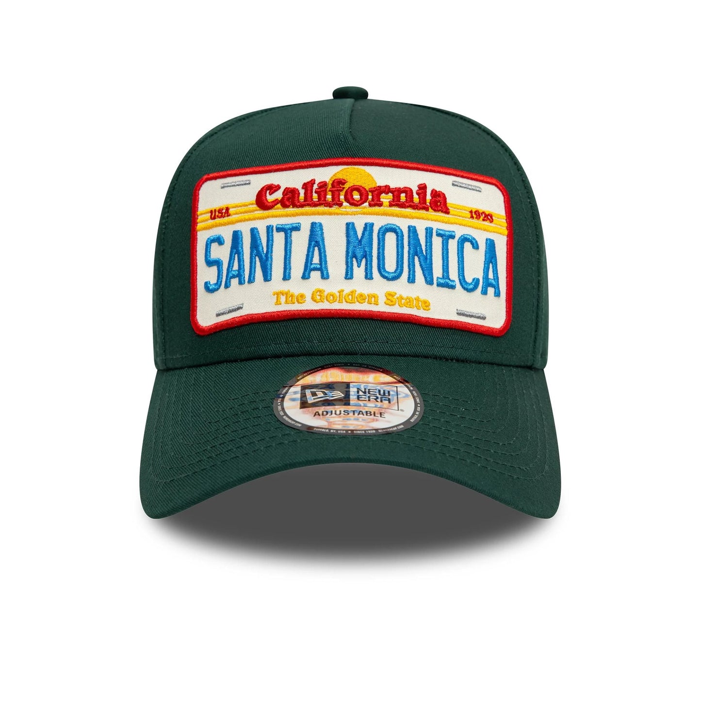 New Era 9FORTY A-Frame Cap Santa Monica License Plate darkgreen