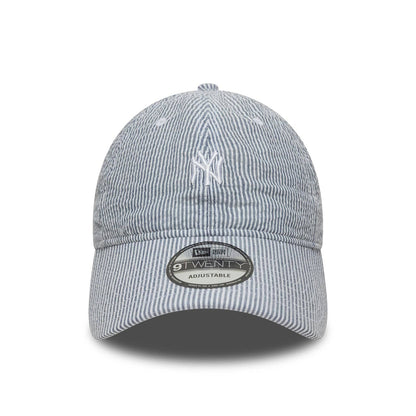 New Era 9TWENTY Cap New York Yankees MLB Seersucker navy