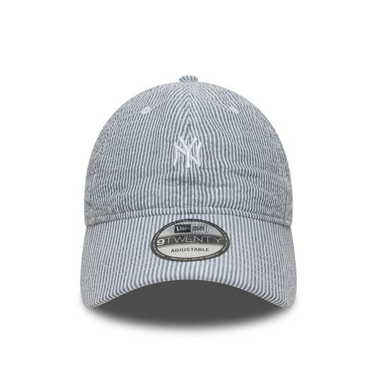 New Era 9TWENTY Cap New York Yankees MLB Seersucker navy
