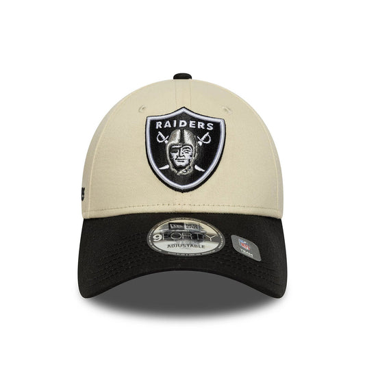 New Era 9FORTY Cap Las Vegas Raiders Wordmark NFL beige