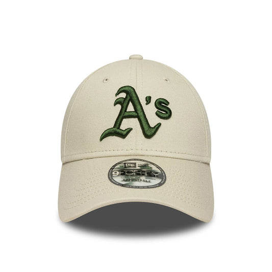 New Era 9FORTY Cap Oakland Athletics MLB League Essential beige