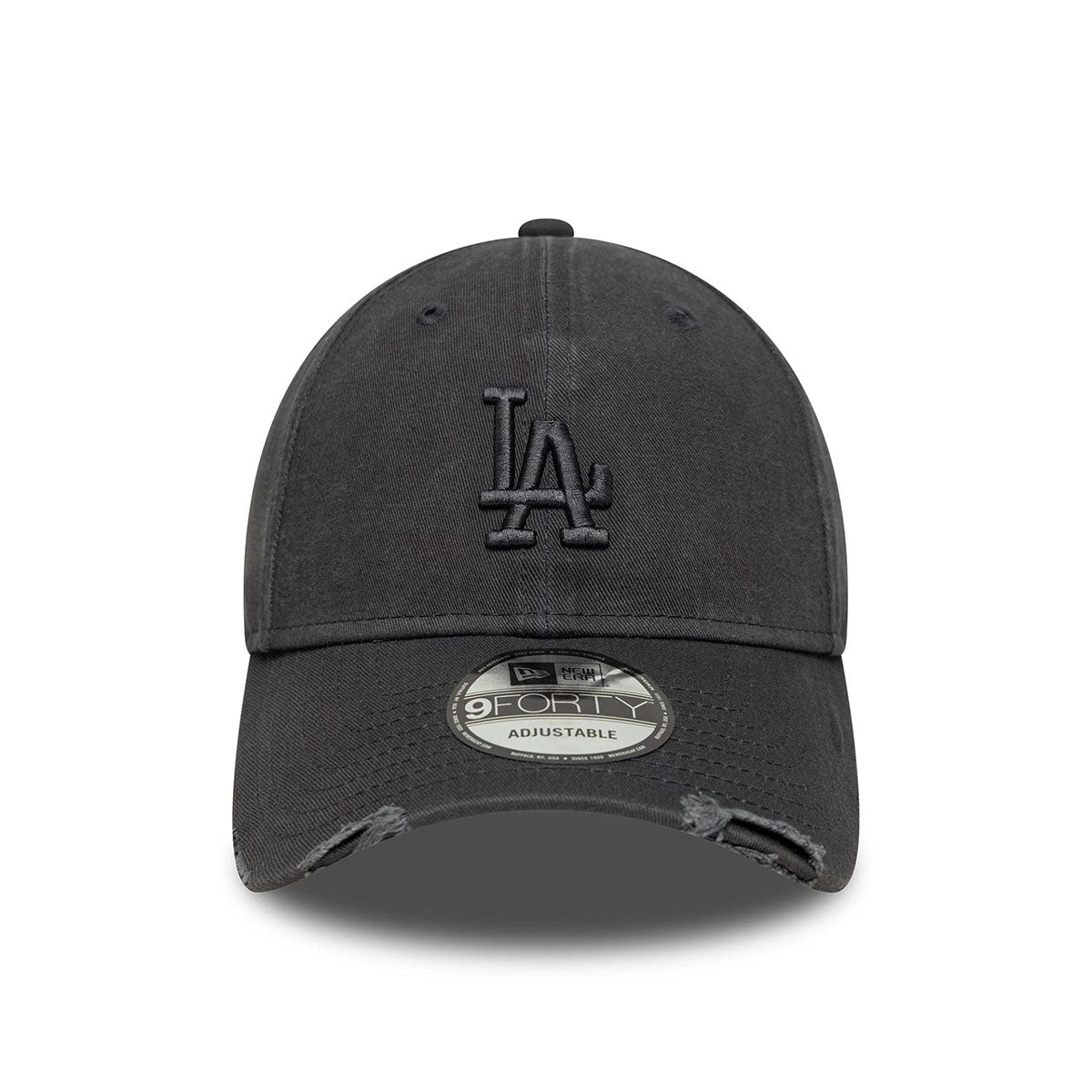 New Era 9FORTY Cap Los Angeles Dodgers MLB Washed Distressed charcoal