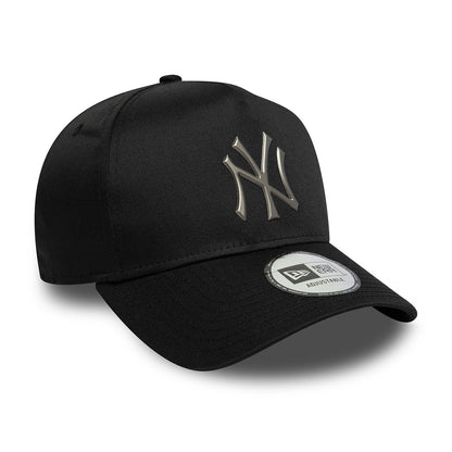 New Era 9FORTY Cap New York Yankees MLB Metallic black
