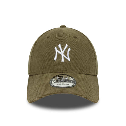 New Era 9FORTY Cap New York Yankees MLB Soft Cord dark green