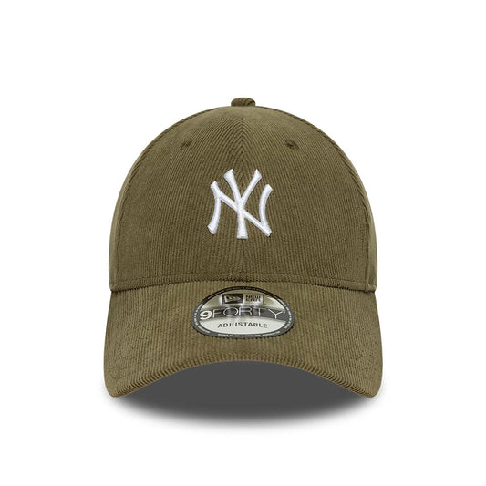 New Era 9FORTY Cap New York Yankees MLB Soft Cord dark green