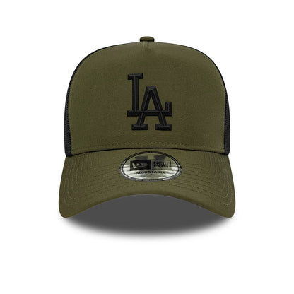 New Era 9FORTY Trucker Cap Los Angeles Dodgers MLB Sport dark green
