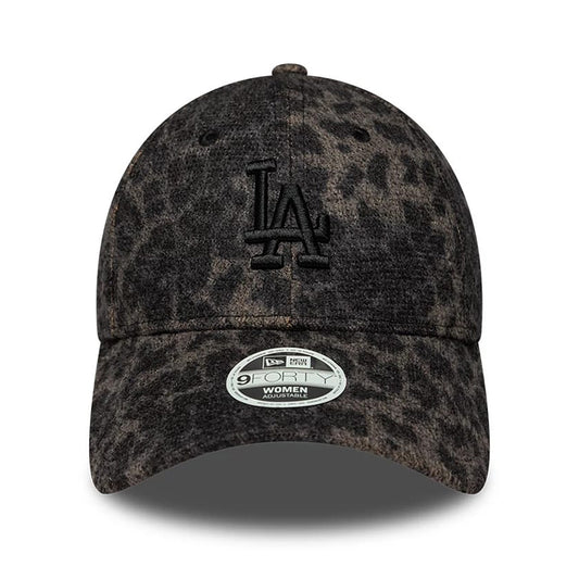 New Era 9FORTY Damen Cap MLB LA Dodgers Cosy Leopard black