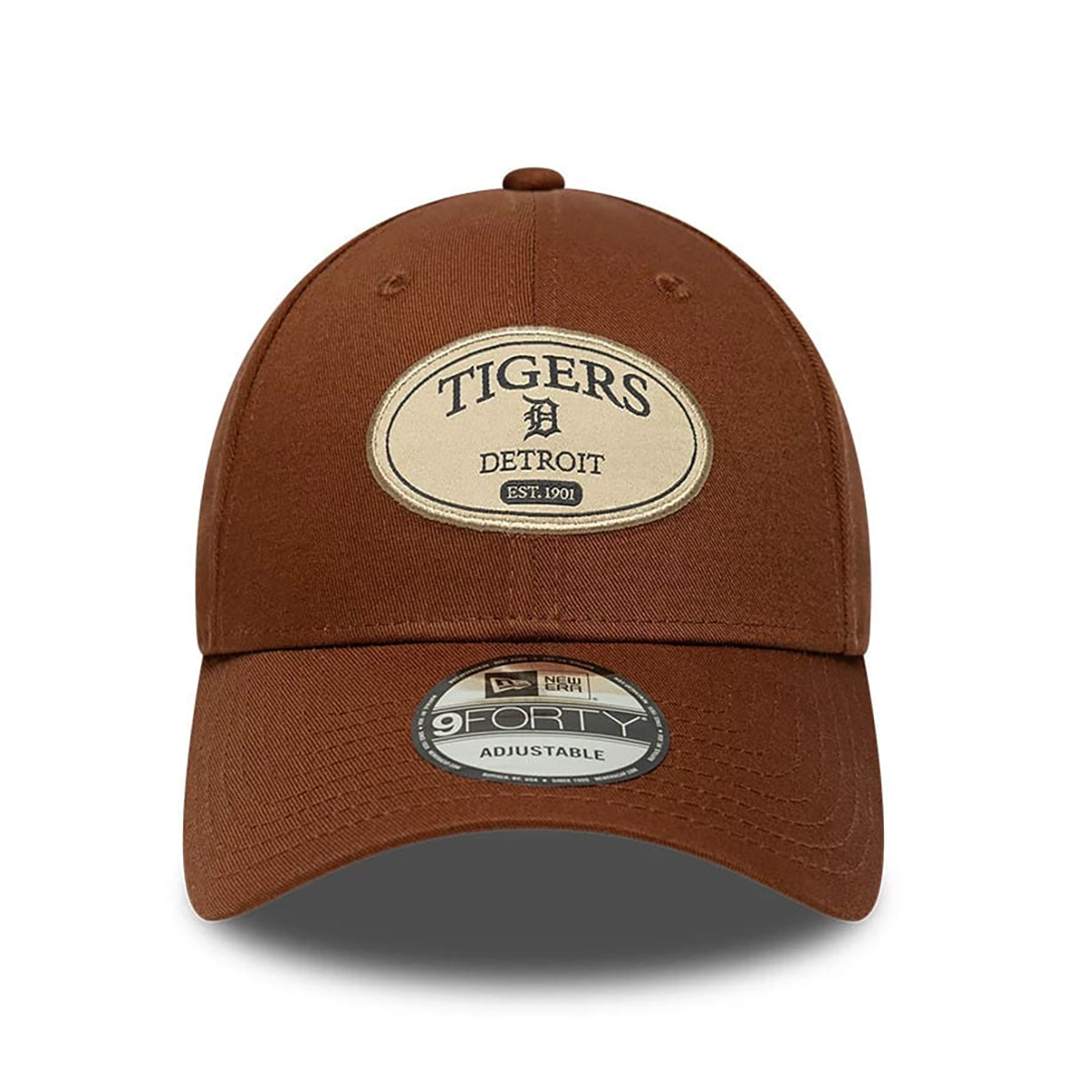 New Era 9FORTY Cap MLB Detroit Tigers Patch brown