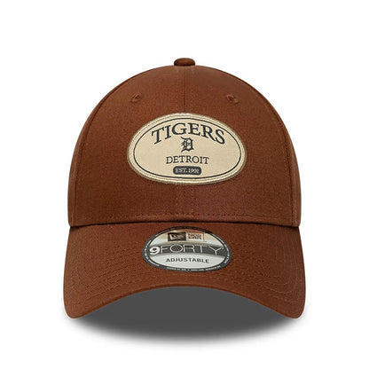 New Era 9FORTY Cap MLB Detroit Tigers Patch brown