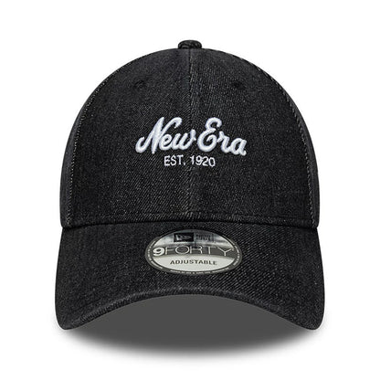 New Era 9FORTY Cap Denim black