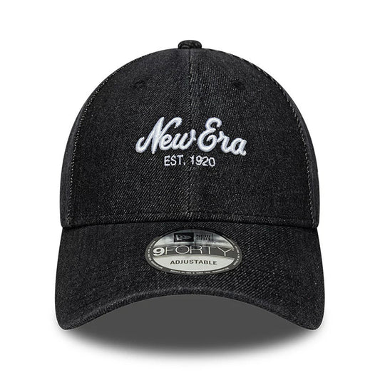 New Era 9FORTY Cap Denim black