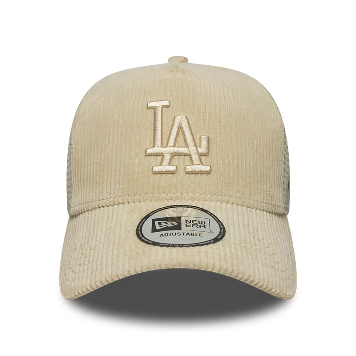 New Era 9FORTY Trucker Cap MLB Los Angeles Dodgers Cord cream