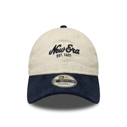 New Era 9TWENTY Cap Cord Mix light beige/navy