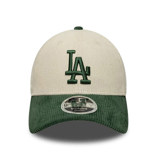 New Era 9FORTY Cap MLB Los Angeles Dodgers Cord cream/green