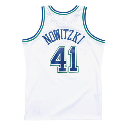 Mitchell & Ness Swingman Jersey Dallas Mavericks Dirk Nowitzki 1998/99 white