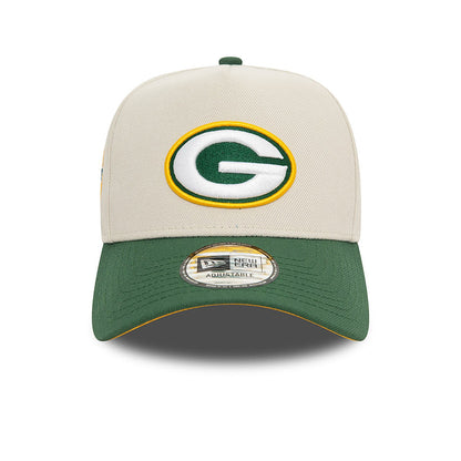 New Era 9FORTY E-Frame Cap Green Bay Packers NFL beige