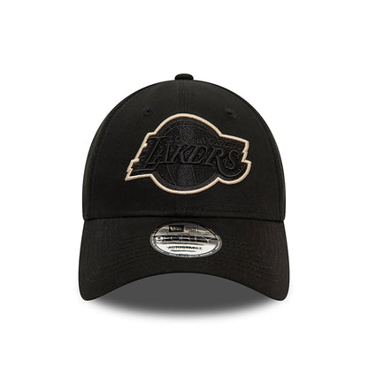 New Era 9FORTY Cap LA Lakers Team Outline black