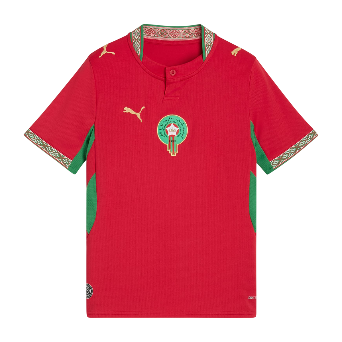 PUMA Marokko Kids Heimtrikot 2026 fast red/victory gold