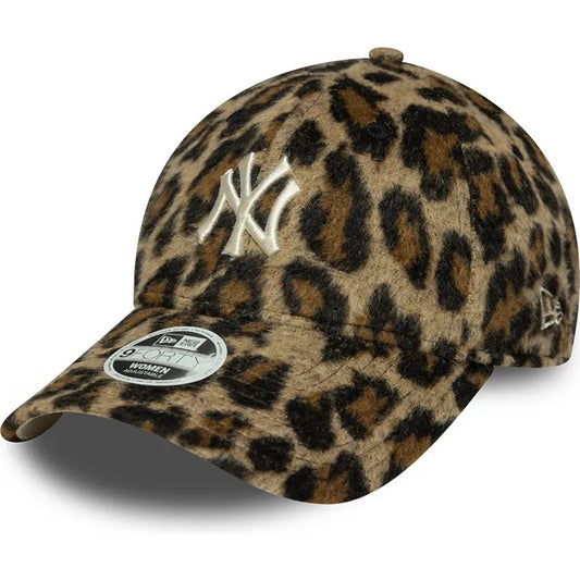 New Era 9FORTY Women Cap New York Yankees Cosy Animal brown