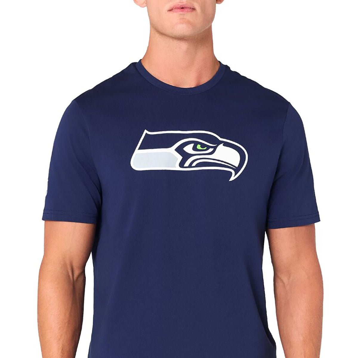New Era Herren T-Shirt NFL Seattle Seahawks Logo navy