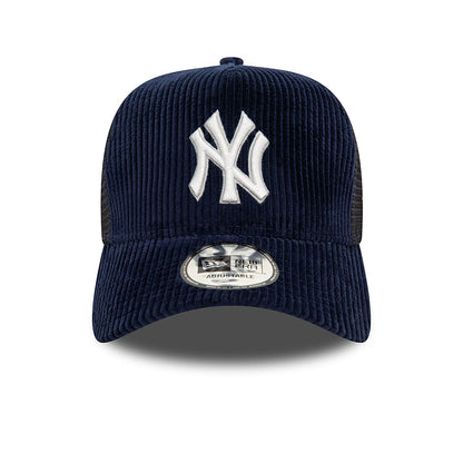 New Era 9FORTY E-Frame Trucker Cap New York Yankees MLB Cord navy