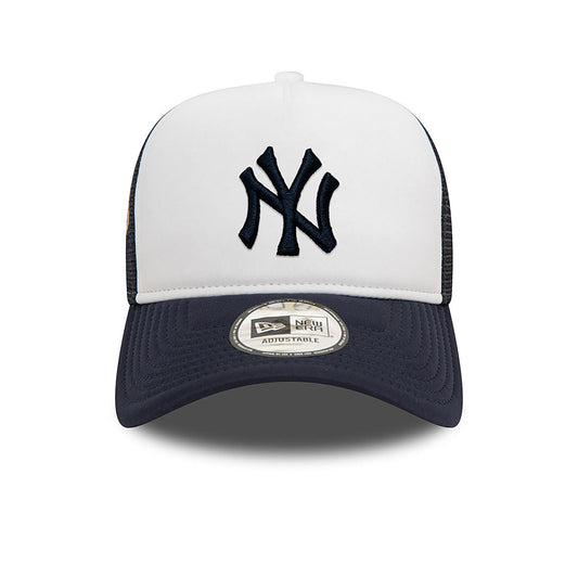 New Era 9FORTY E-Frame Trucker Cap New York Yankees World Series navy