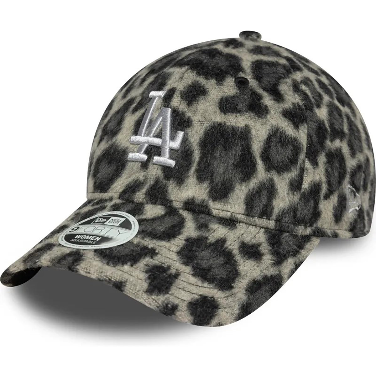 New Era 9FORTY Women Cap LA Dodgers Cosy Animal dark green/black
