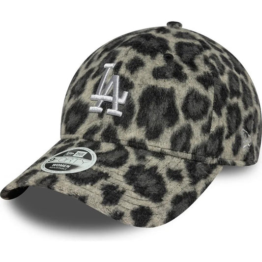 New Era 9FORTY Women Cap LA Dodgers Cosy Animal dark green/black