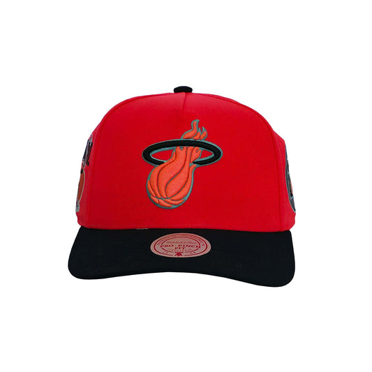 Mitchell & Ness Snapback Cap Miami Heat In The City Pro pink
